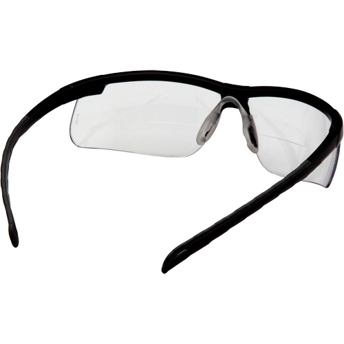 Lunettes de lecture H2MAX avec monture noire, Antibu&eacute;e, Transparent, Dioptrie 2,0 M & M Nord Ouest Inc