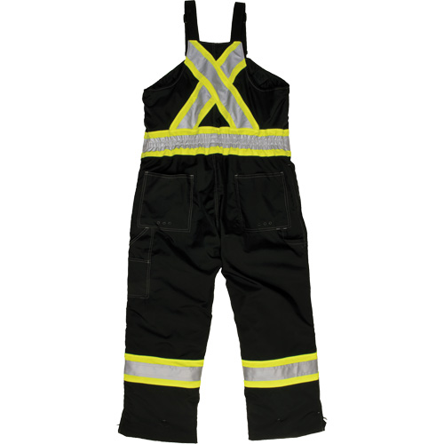 Ripstop Insulated Safety Bib Overall, Polyester, X-Small, Black M & M Nord Ouest Inc
