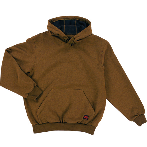 Water Repellent Fleece Pullover Hoodie, Men's, Small, Brown M & M Nord Ouest Inc