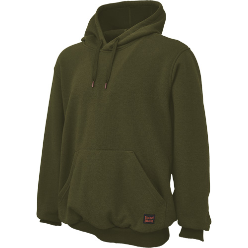 Water Repellent Fleece Pullover Hoodie, Men's, Small, Green M & M Nord Ouest Inc