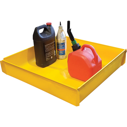 Flexible Utility Tray, 48" L x 48" W x 22 US gal. Spill Capacity M & M Nord Ouest Inc