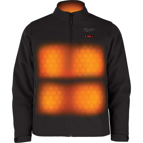 Manteau chauffante M12 ToughShell avec pile, Hommes, Petit, Noir M & M Nord Ouest Inc