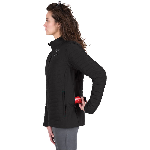 M12 Heated Axis Jacket with Battery, Women's, Large, Black M & M Nord Ouest Inc