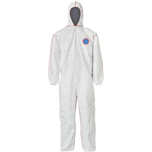 Combinaisons SFR avec cagoule, Moyen, Blanc, Tyvek 400 M & M Nord Ouest Inc