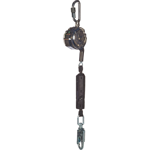 V-TEC 36CS Personal Fall Limiter-Cable, 10', Galvanized Steel, Swivel M & M Nord Ouest Inc