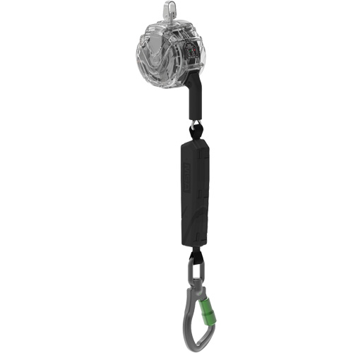 V-TEC ALTAKS Personal Fall Limiter-Cable, 10', Galvanized Steel, Swivel M & M Nord Ouest Inc