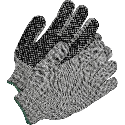 Gants &agrave; prise, Poly/coton, Un c&ocirc;t&eacute;, T-Grand M & M Nord Ouest Inc