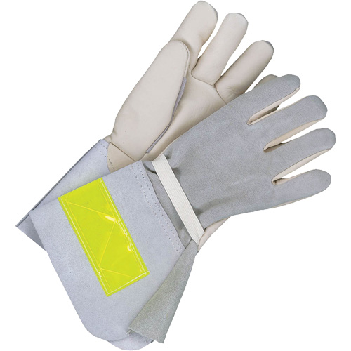 Gants de travail doubl&eacute;s avec poignet de 5", Cuir fleur de vache, Taille 10 M & M Nord Ouest Inc