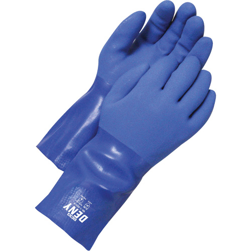 Textured Gloves, Size 12, 12" L, PVC, Cotton Inner Lining M & M Nord Ouest Inc