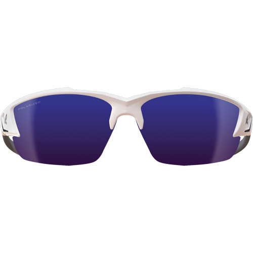Khor G2 Safety Glasses, Blue Mirror Lens, Anti-Scratch/Polarized, ANSI Z87+/MCEPS GL-PD 10-12/Meets/Exceeds CSA Z94.3 M & M Nord Ouest Inc