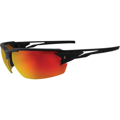 Pumori Safety Glasses, Red/Mirror Lens, Anti-Scratch, ANSI Z87+/MCEPS GL-PD 10-12/Meets/Exceeds CSA Z94.3 M & M Nord Ouest Inc