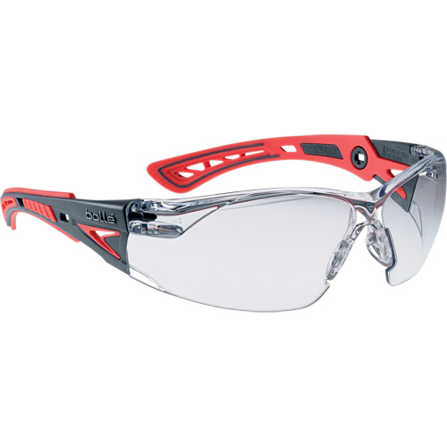 Rush+ Small Safety Glasses, Clear Lens, Anti-Fog/Anti-Scratch M & M Nord Ouest Inc