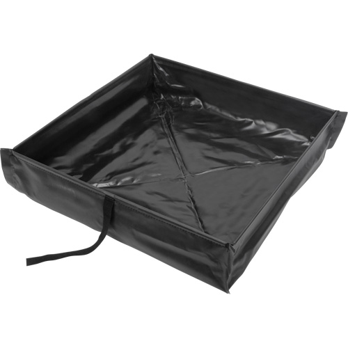 Collapsible Roll-Up Spill Berm, 60 US gal. Capacity, 4' W x 4' L x 6" H M & M Nord Ouest Inc
