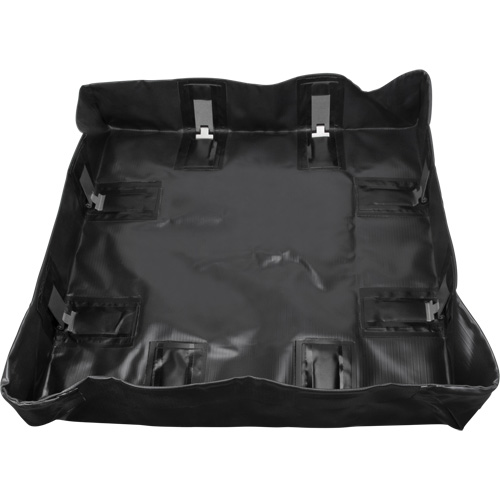 Berme repliable, Capacit&eacute; 30 gal. US, 3' la x 3' lo x 6" h, Support &agrave; encliqueter M & M Nord Ouest Inc