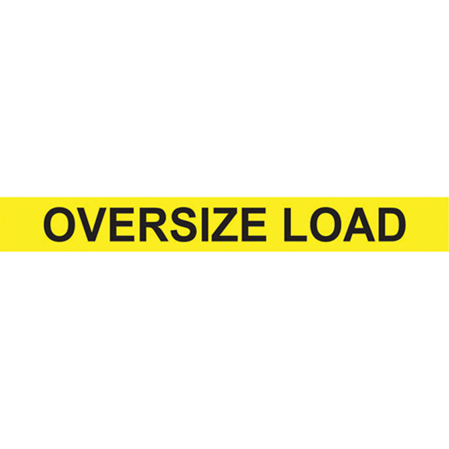 Oversize Load Heavy Haul Sign, Decal/Vinyl, 96" W x 12" H M & M Nord Ouest Inc