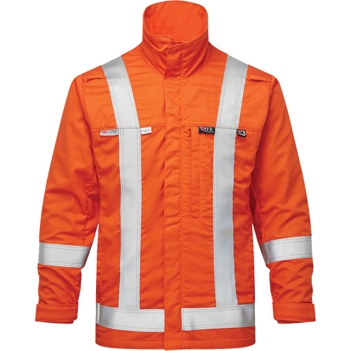 Veste aviateur d'&eacute;t&eacute; Skyline UltraSoft 7 oz., T-Grand, Orange haute visibilit&eacute; M & M Nord Ouest Inc