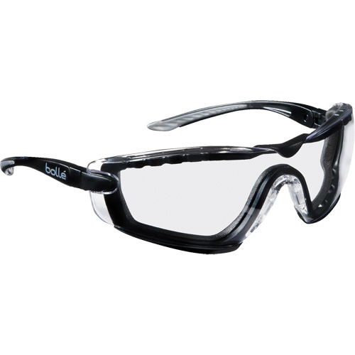 Cobra Hybrid Wraparound Safety Glasses, Clear Lens, Anti-Fog/Anti-Scratch M & M Nord Ouest Inc