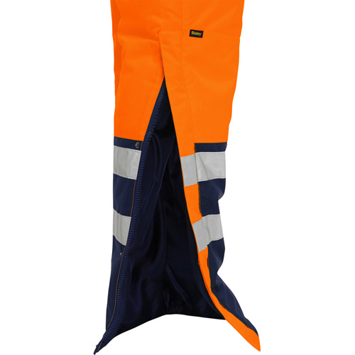 Salopette pour le froid extr&ecirc;me Bisley, Polyester, Petit, Orange haute visibilit&eacute; M & M Nord Ouest Inc