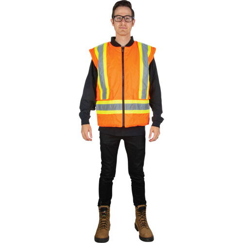 Waterproof 7-in-1 Winter Parka, High Visibility Orange, Large M & M Nord Ouest Inc