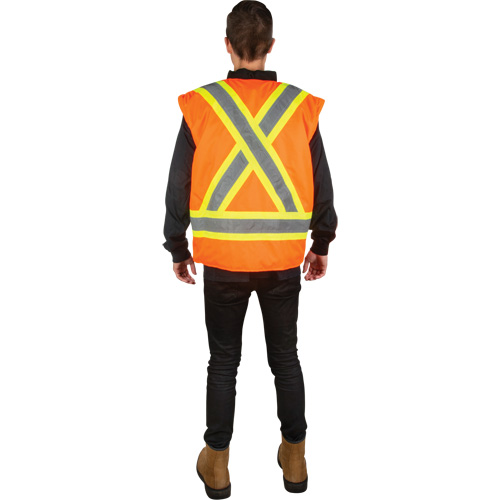 Waterproof 7-in-1 Winter Parka, High Visibility Orange, Large M & M Nord Ouest Inc