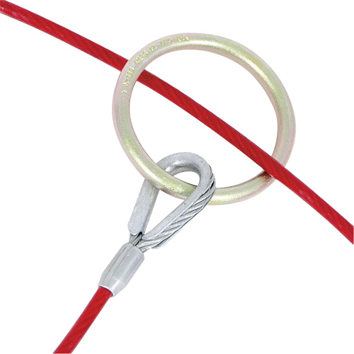 AS-21110-4 Ancrage de c&acirc;ble 4' avec extr&eacute;mit&eacute;s &agrave; joint torique, Chaîne, Usage Permanent M & M Nord Ouest Inc
