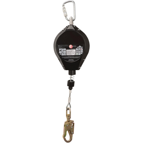 SRL-73302-40LE Self-Retracting Lifeline, 40', Galvanized Steel, Swivel M & M Nord Ouest Inc