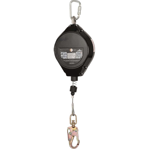 SRL-73302-60LE Self-Retracting Lifeline, 60', Galvanized Steel, Swivel M & M Nord Ouest Inc