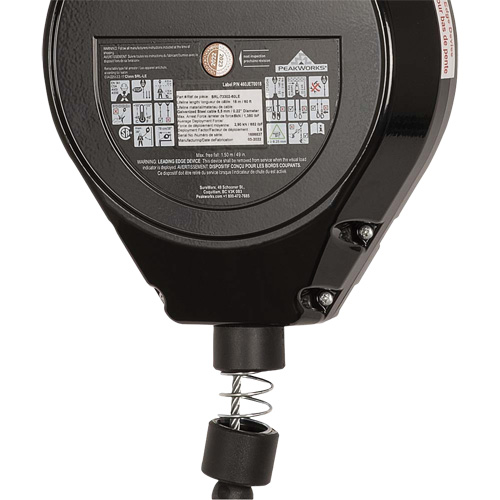 SRL-73302-60LE Self-Retracting Lifeline, 60', Galvanized Steel, Swivel M & M Nord Ouest Inc