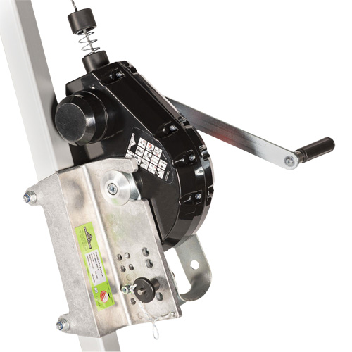 SRL-73303-60 Cable Self-Retracting Lifeline with Recovery, 60', Galvanized Steel, Swivel M & M Nord Ouest Inc