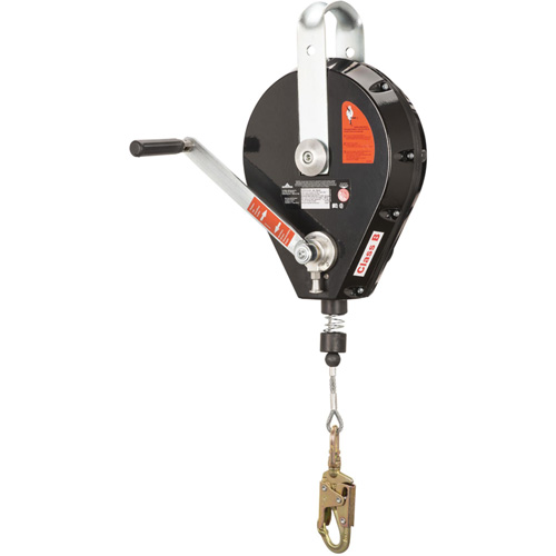 SRL-73303-96 Cable Self-Retracting Lifeline with Recovery, 96', Galvanized Steel, Swivel M & M Nord Ouest Inc