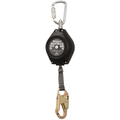 SRL-80302-18LE Self-Retracting Lifeline, 18', Dyneema&reg;, Swivel M & M Nord Ouest Inc
