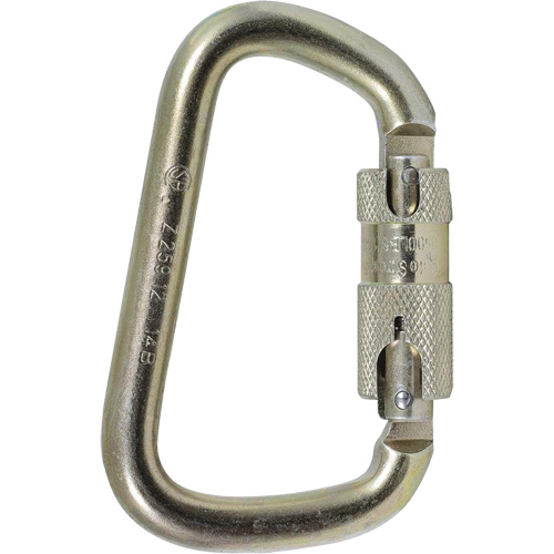 CP-03015-1 Zinc Plated Carabiner with 1" Gate Opening, Steel M & M Nord Ouest Inc