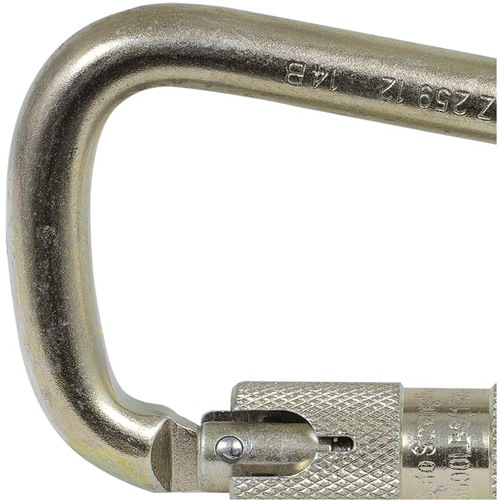 CP-03015-1 Zinc Plated Carabiner with 1" Gate Opening, Steel M & M Nord Ouest Inc