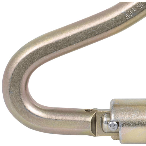 CP-04011-1 Zinc Plated Carabiner with 2" Gate Opening, Steel M & M Nord Ouest Inc