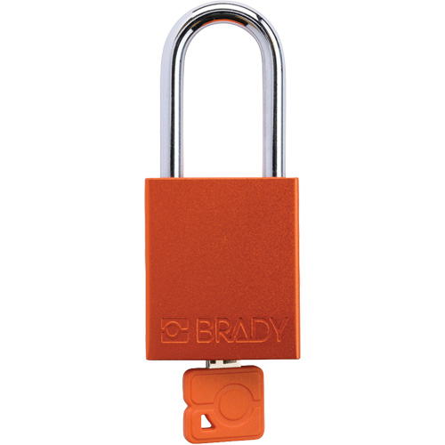 Velocity Plus Safety Lockout Padlock, Orange, Keyed Alike, Aluminum, 1-1/2" Width M & M Nord Ouest Inc