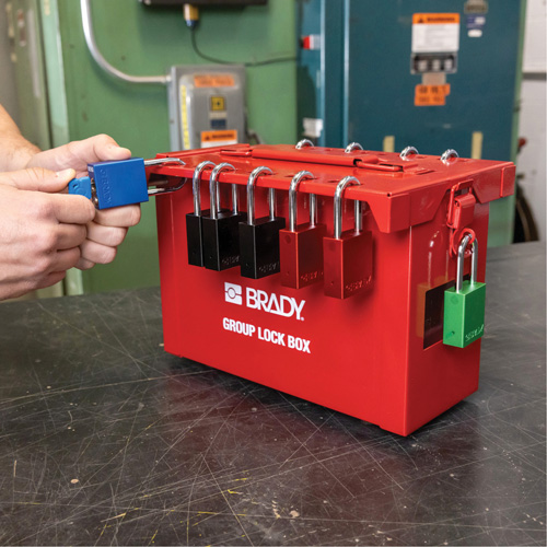 Velocity Plus Safety Lockout Padlock, Orange, Keyed Alike, Aluminum, 1-1/2" Width M & M Nord Ouest Inc
