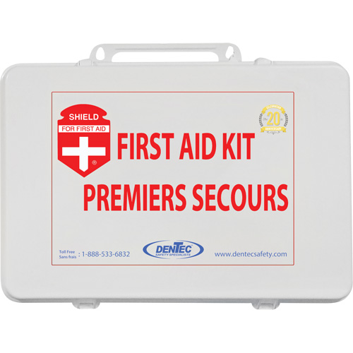 Shield First Aid Kit, British Columbia/Meets CSA Z1220-17 Type 2 Low-Risk Environment, Medium (26-50 Workers) M & M Nord Ouest Inc