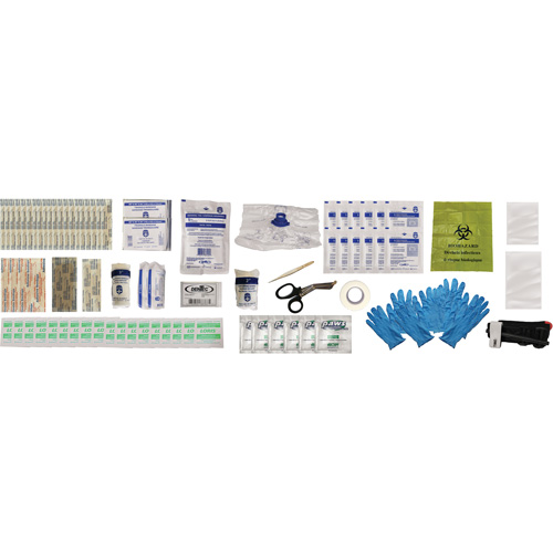 Trousse de premiers soins Shield, R&eacute;pond ou surpasse la norme CSA Z1220-24 type 2 environnements &agrave; faible risque, Petit (2-25 travailleurs) M & M Nord Ouest Inc