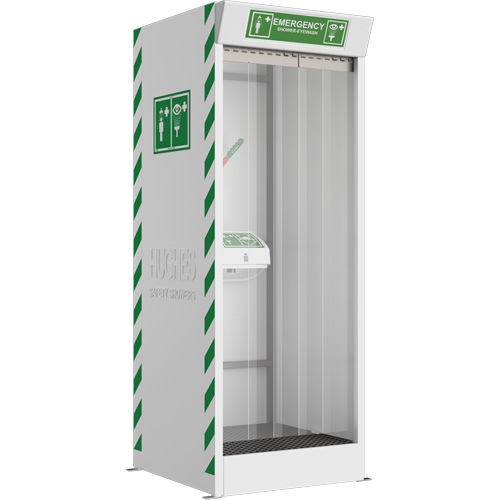Emergency Cubicle Shower & Covered Eye & Face Wash M & M Nord Ouest Inc