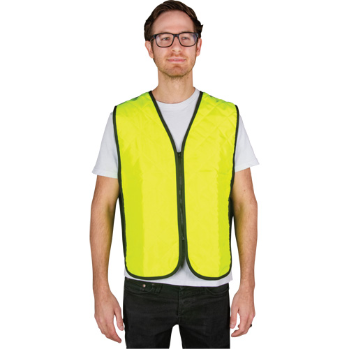 Evaporative Cooling Vest, 2X-Large, High Visibility Lime-Yellow M & M Nord Ouest Inc