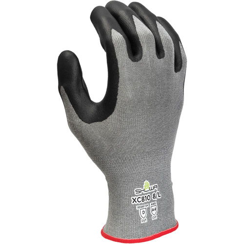 XC810 Cut-Resistant Gloves, Size 6/Small, 18 Gauge, Nitrile Coated, HPPE Shell, ASTM ANSI Level A4/EN 388 Level D M & M Nord Ouest Inc