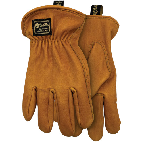 Gants r&eacute;sistants &agrave; la coupe The Duke 597CR, Taille Moyen, Enveloppe en Cuir de vache/Para-aramide/Polyester/Acier inoxydable, ASTM ANSI niveau A5 M & M Nord Ouest Inc