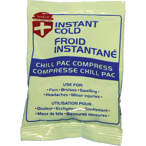Instant Chill Pac Compress, Cold, Single Use, 4" x 6" M & M Nord Ouest Inc