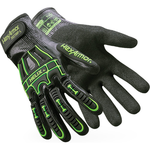 Gants Helix 3027IMP, Taille 6/T-petit, Calibre 21, Rev&ecirc;tement Nitrile, Enveloppe en PEHP, ASTM ANSI niveau A7 M & M Nord Ouest Inc
