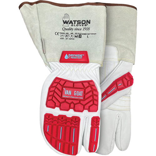 Van Goat 1-Finger Cut-Resistant Mitts, Size Medium, Goatskin Shell, ASTM ANSI Level A7 M & M Nord Ouest Inc