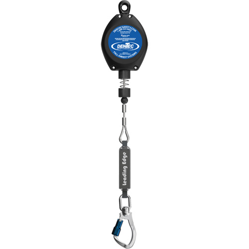 Self-Retracting Lifeline, 20', Galvanized Steel, Swivel M & M Nord Ouest Inc