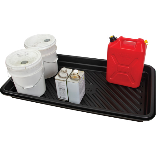 Spill Tray, 24" L x 48" W x 4.5" H, 24 US gal. Spill Capacity M & M Nord Ouest Inc