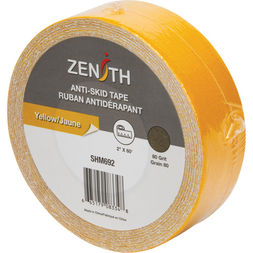 Anti-Skid Tape, 2" x 60', Yellow M & M Nord Ouest Inc