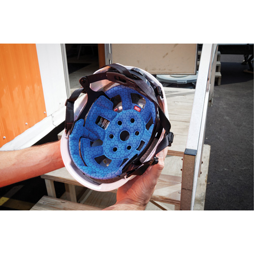 Doublure rafraîchissante pour casque de protection BOLT, Bleu M & M Nord Ouest Inc