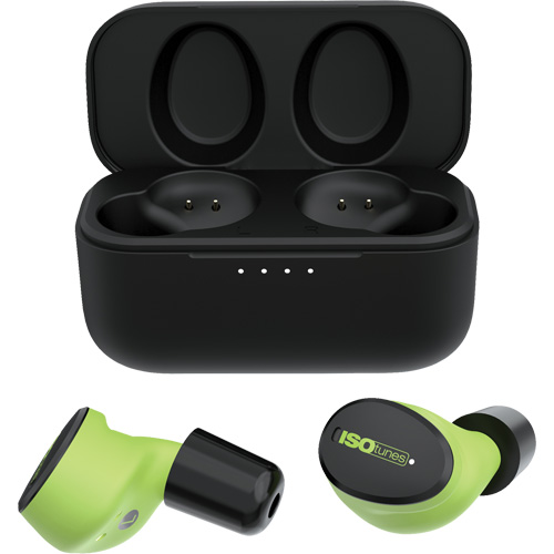 Safety Green Free Aware Wireless Bluetooth Earbuds M & M Nord Ouest Inc